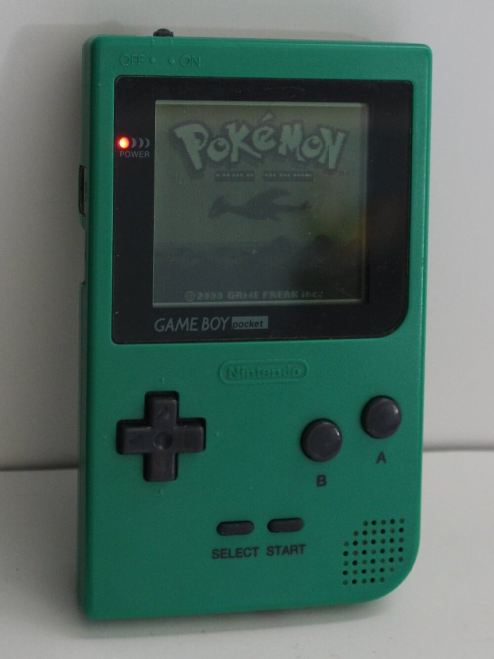 Game Boy Pocket In Green Battery Operated